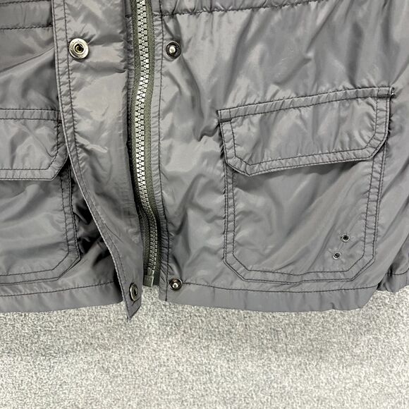 Appaman Jacket Kids 10 Gray thin light weight windbreaker lined pockets hooded - Picture 9 of 16